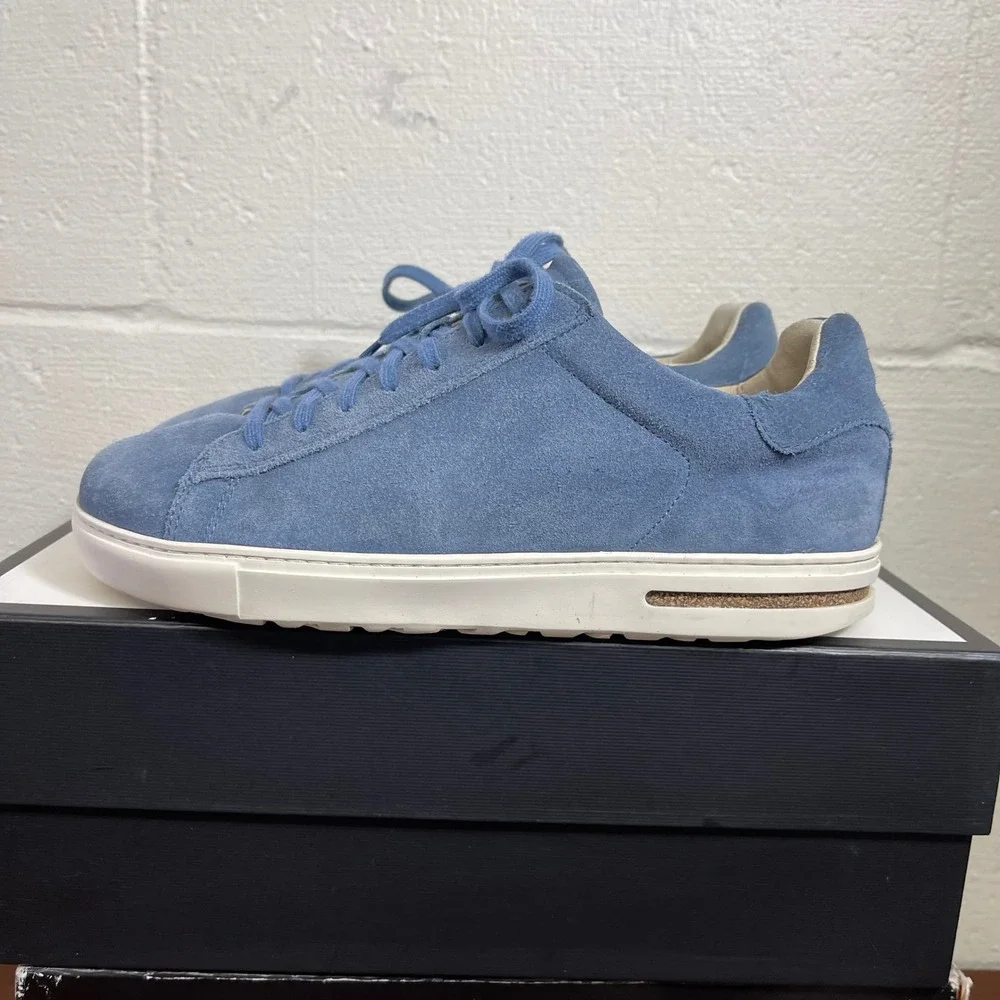 Birkenstock Bend Low Blue Suede Casual Sneaker Shoes Lace up Men's 43 EU/10‎ US
